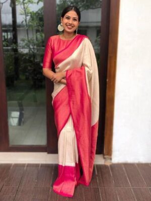 BANARASI SOFT LICHI SILK CLOTH
