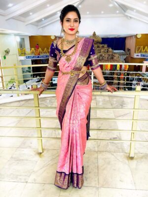 BEAUTIFUL RICH PALLU & JACQUARD SAREE