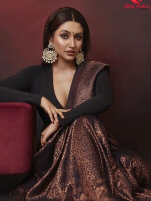 BEAUTIFUL RICH PALLU & JACQUARD