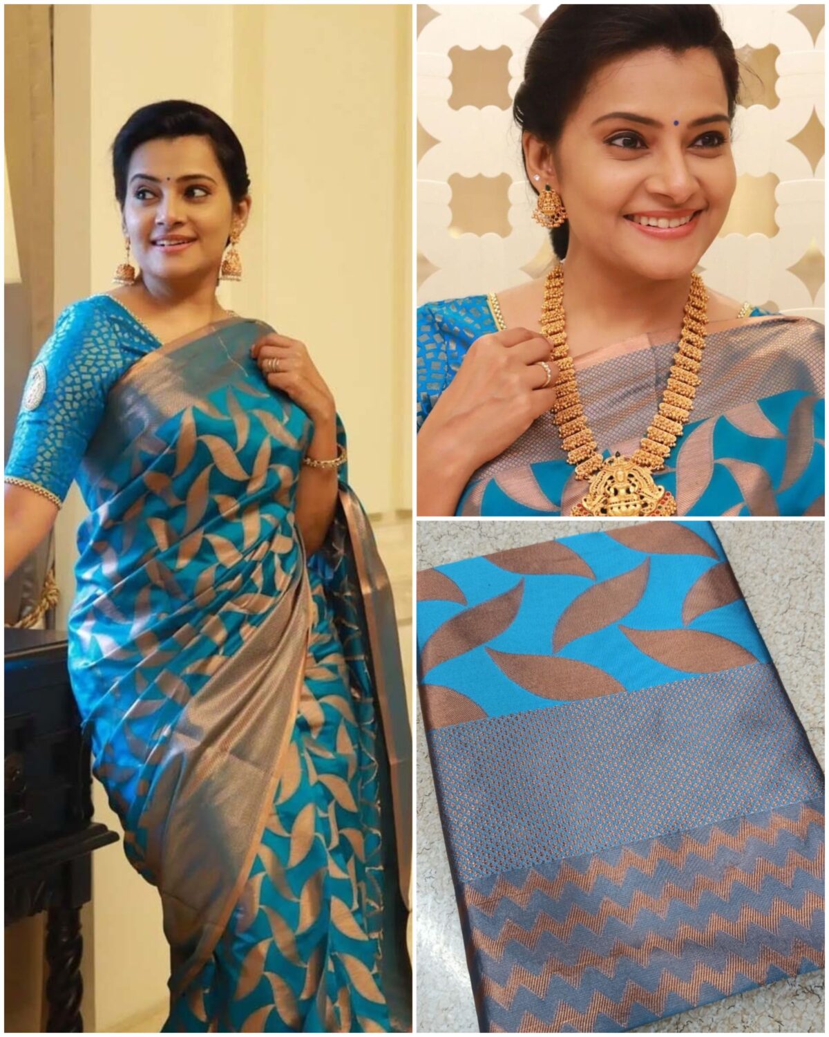 BEAUTIFUL RICH PALLU & JACQUARD SAREE - Image 14