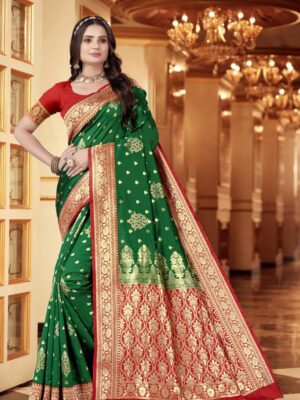 BEAUTIFUL RICH PALLU & JACQUARD