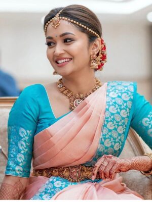 BEAUTIFUL RICH PALLU & JACQUAR SAREE