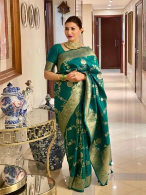BEAUTIFUL RICH PALLU & JACQUARD SAREE