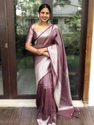 BEAUTIFUL RICH PALLU & JACQUARD WORK ON ALL OVER THE SAREE.