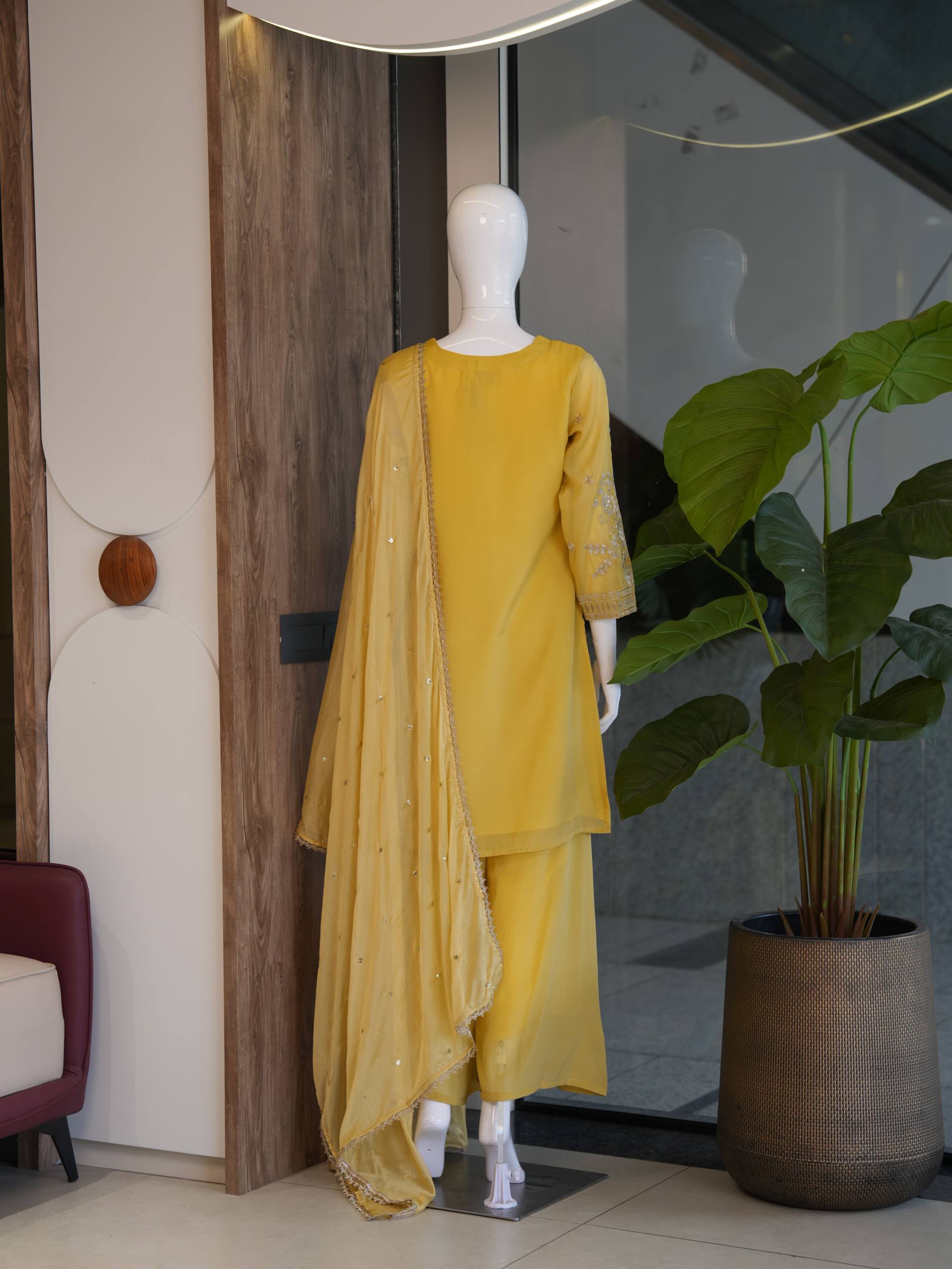 VICHITRA Silk With Rich Embroidery & Sequence Work Set For Women - Image 12