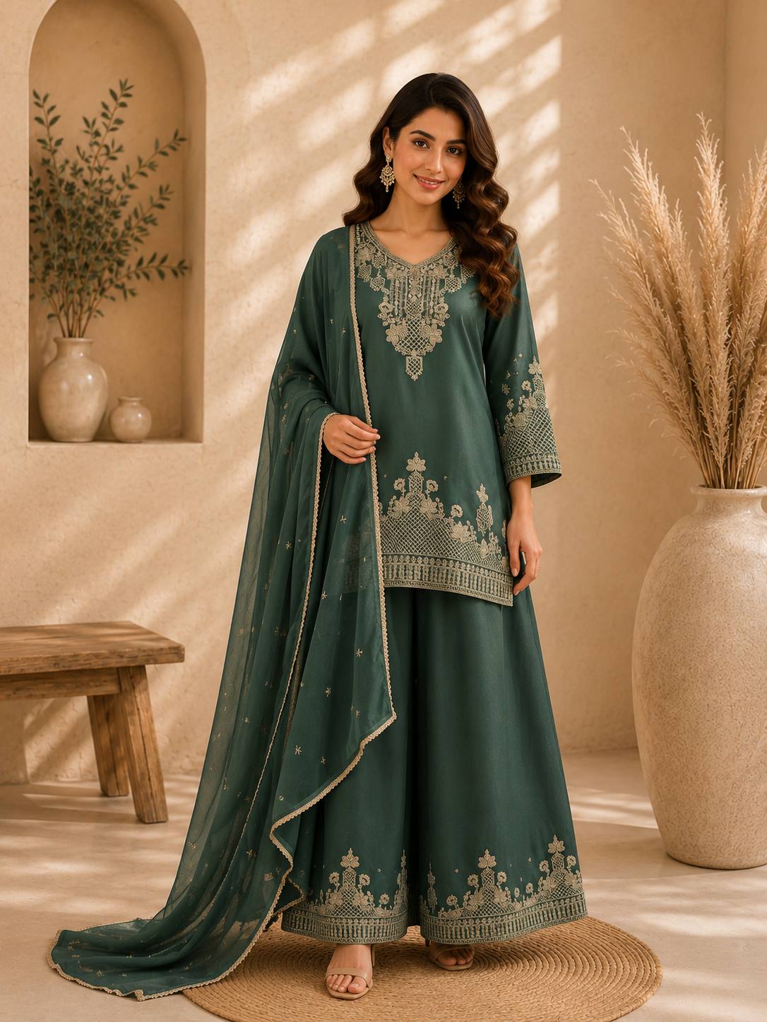Rangoli Crush With Beautiful Embroidery Work - Image 7