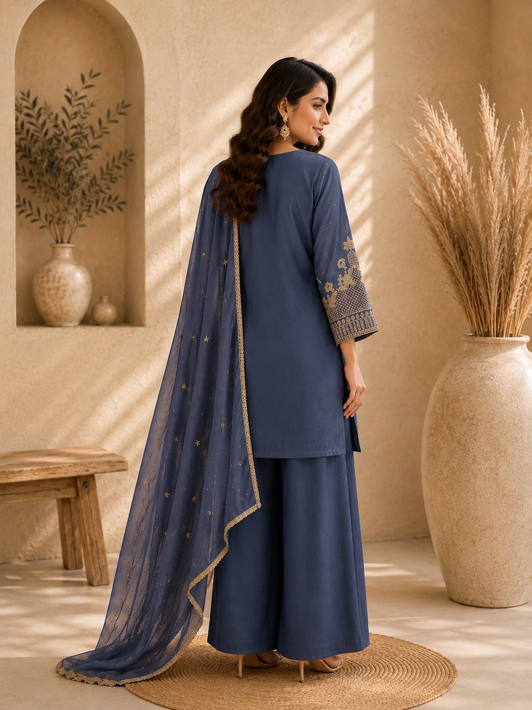 Rangoli Crush With Beautiful Embroidery Work - Image 4