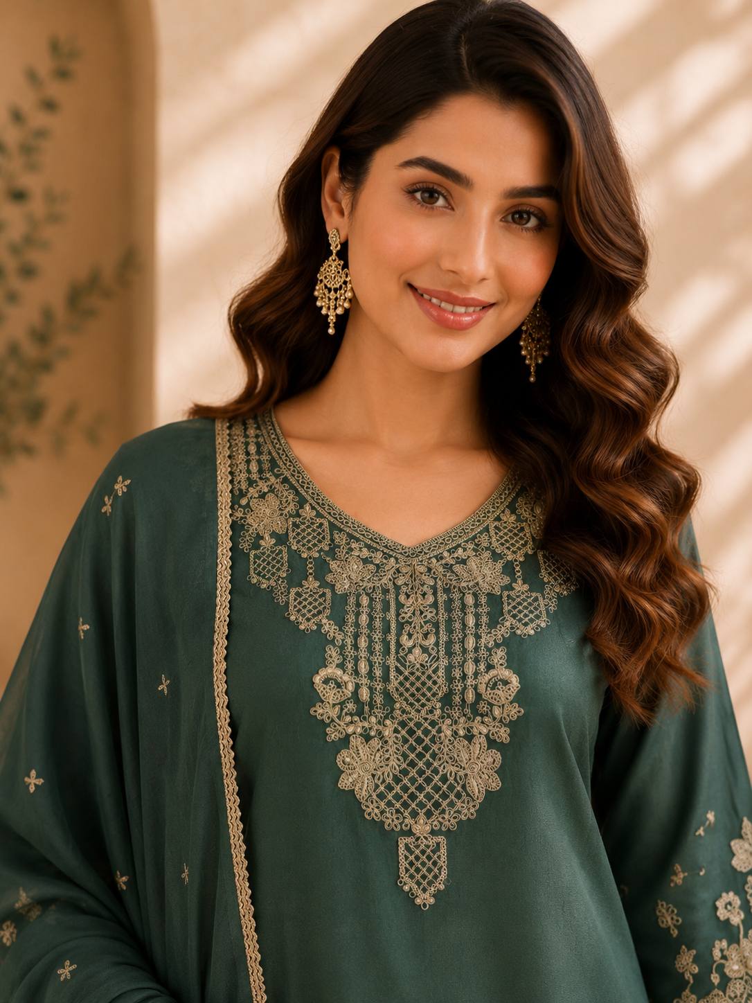 Rangoli Crush With Beautiful Embroidery Work - Image 9