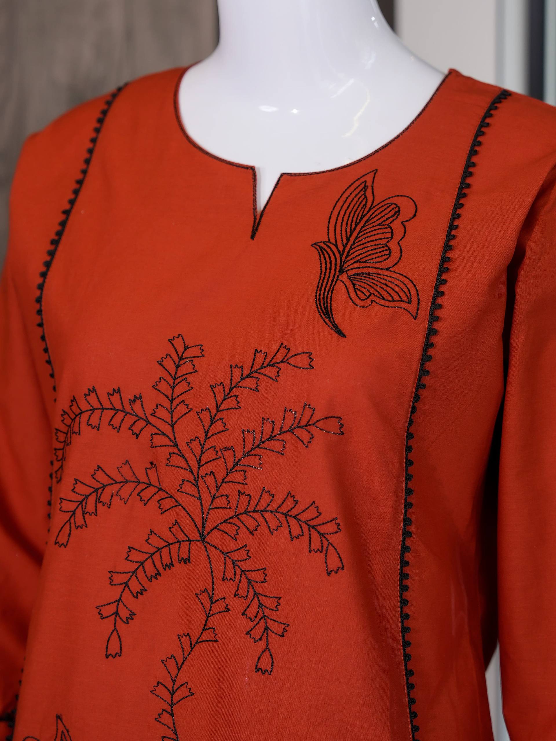 Women Premium Dabu Cotton Kurti Set - Image 10