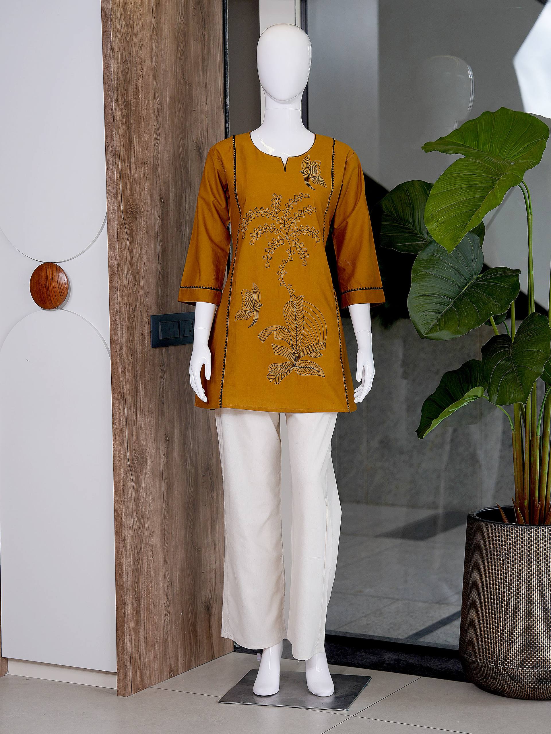 Women Premium Dabu Cotton Kurti Set - Image 21