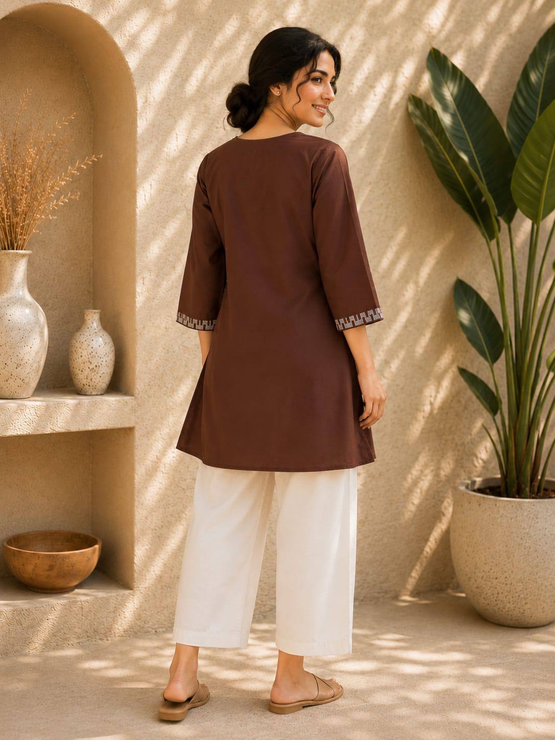 Premium Dabu Cotton Kurti Set For Women - Image 8