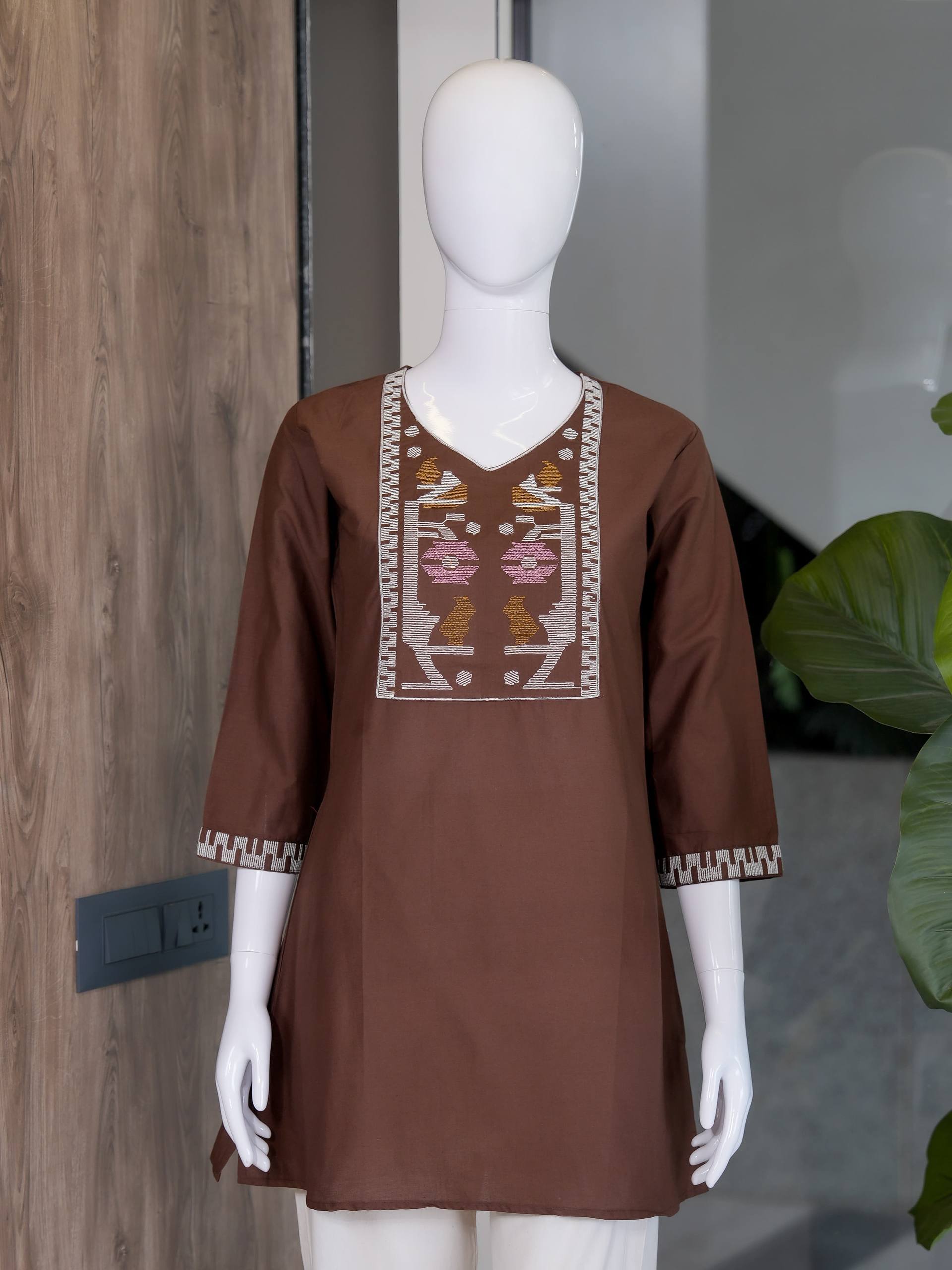 Premium Dabu Cotton Kurti Set For Women - Image 9