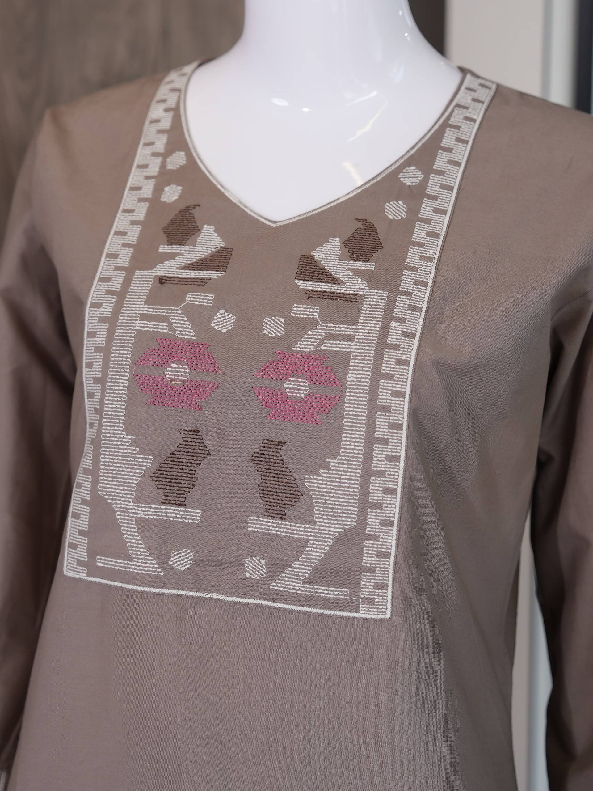 Premium Dabu Cotton Kurti Set For Women - Image 13