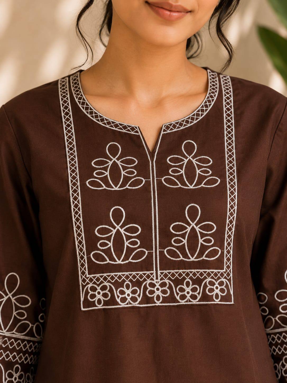Premium Salabu Cotton Kurti Set For Wome - Image 7