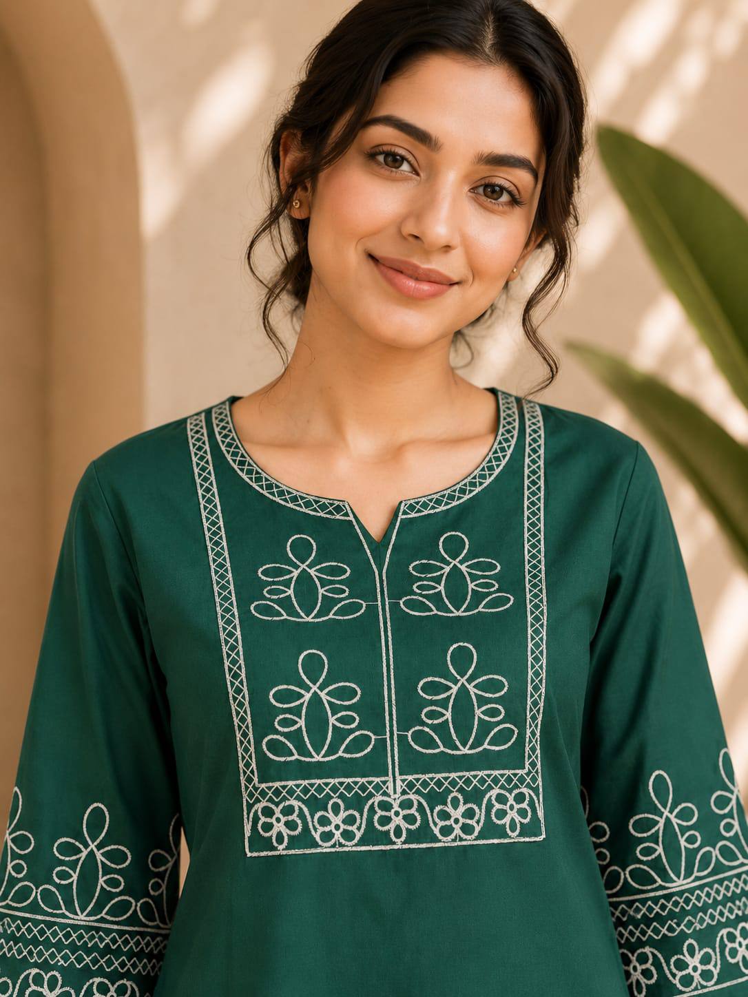 Premium Salabu Cotton Kurti Set For Wome - Image 15