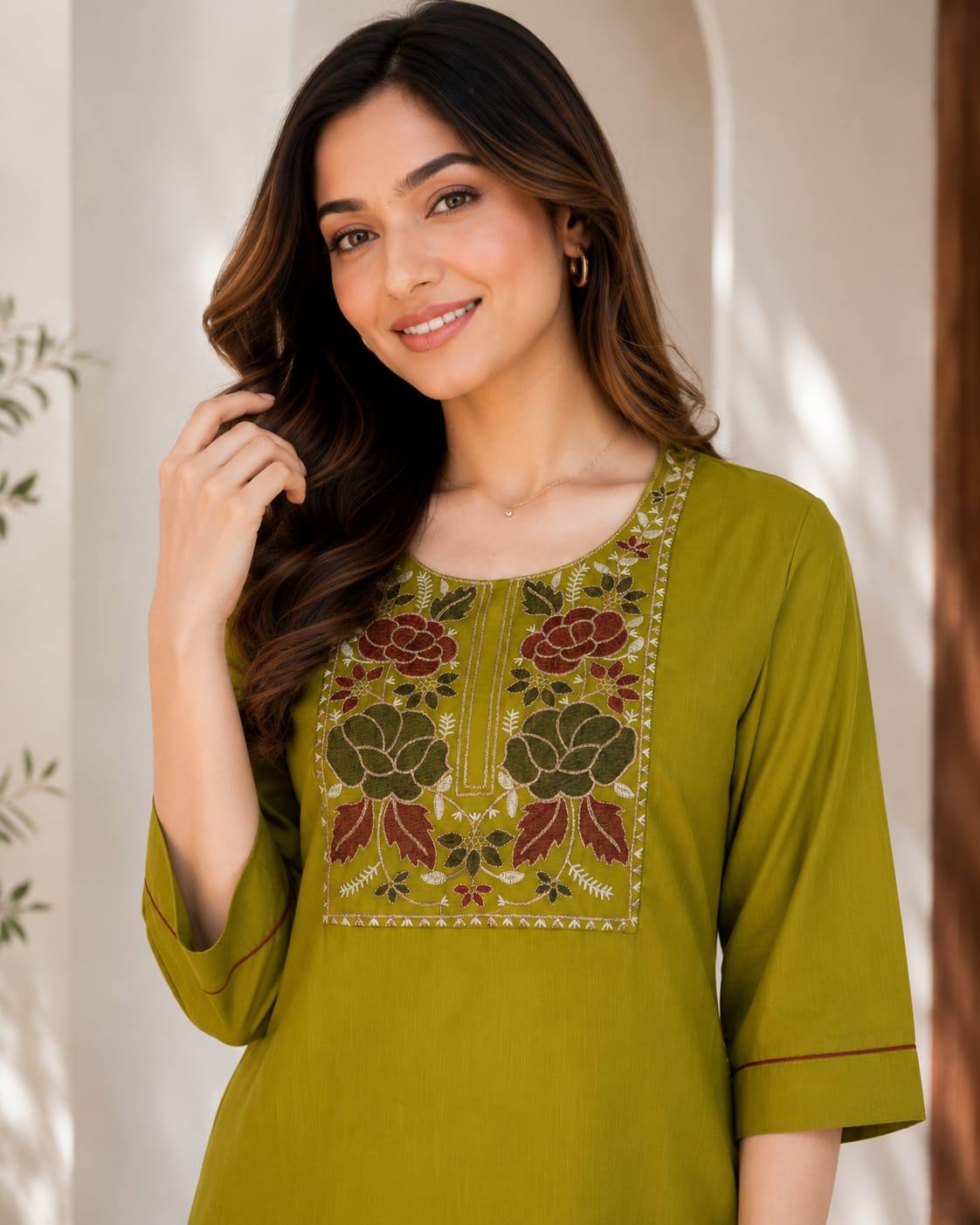 Premium Flex Cotton Kurti Set For Women - Image 9