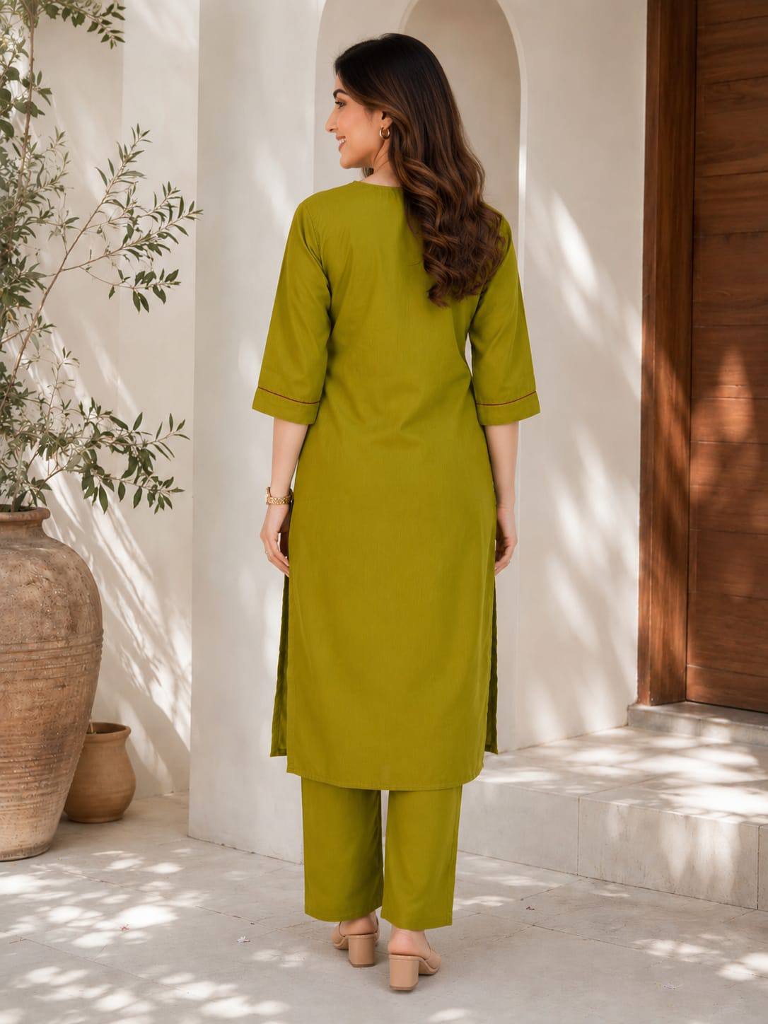 Premium Flex Cotton Kurti Set For Women - Image 10