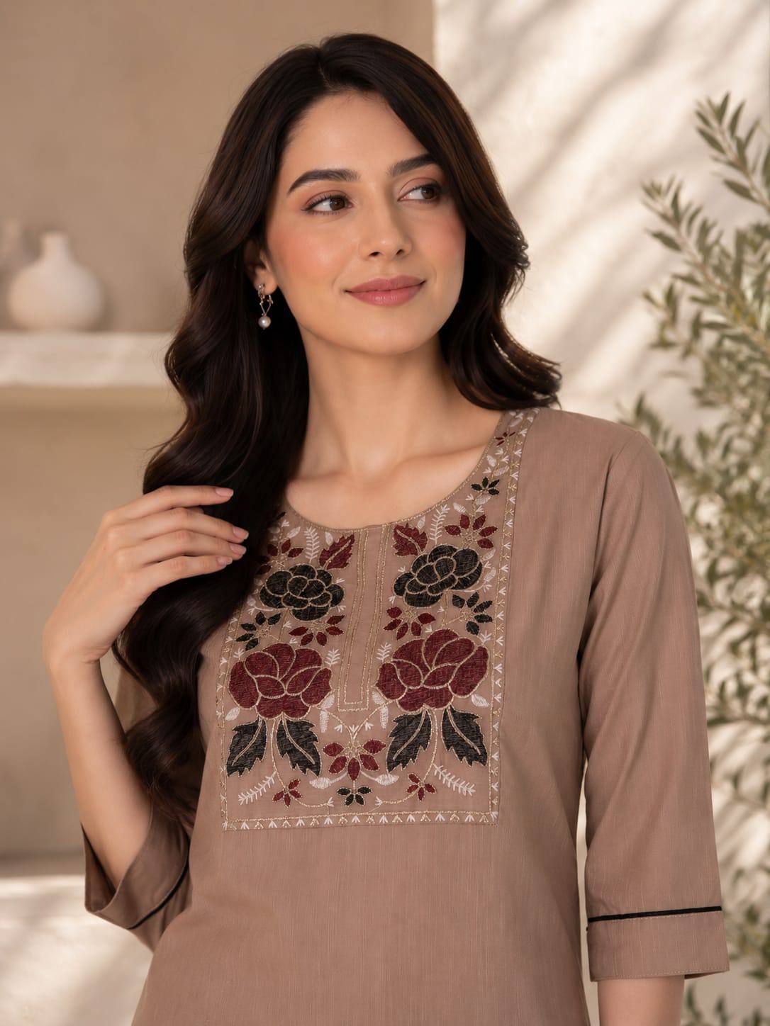 Premium Flex Cotton Kurti Set For Women - Image 4