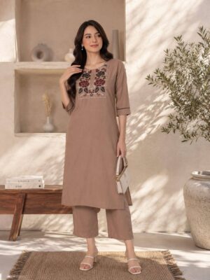 Premium Flex Cotton Kurti Set For Women