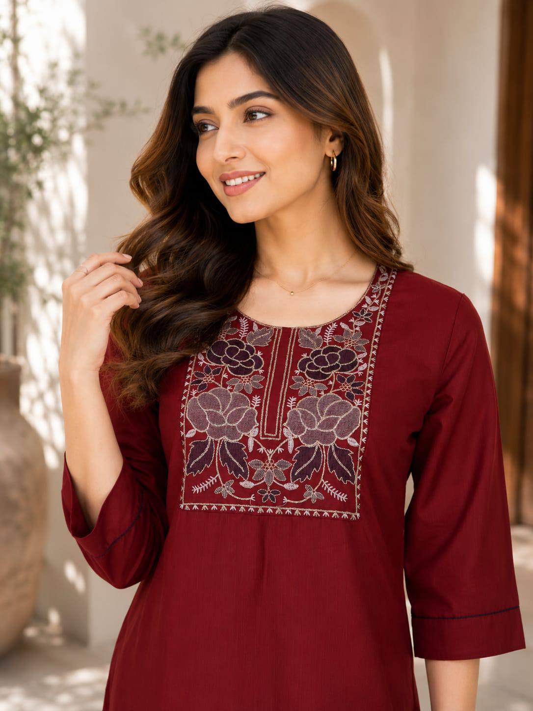 Premium Flex Cotton Kurti Set For Women - Image 12