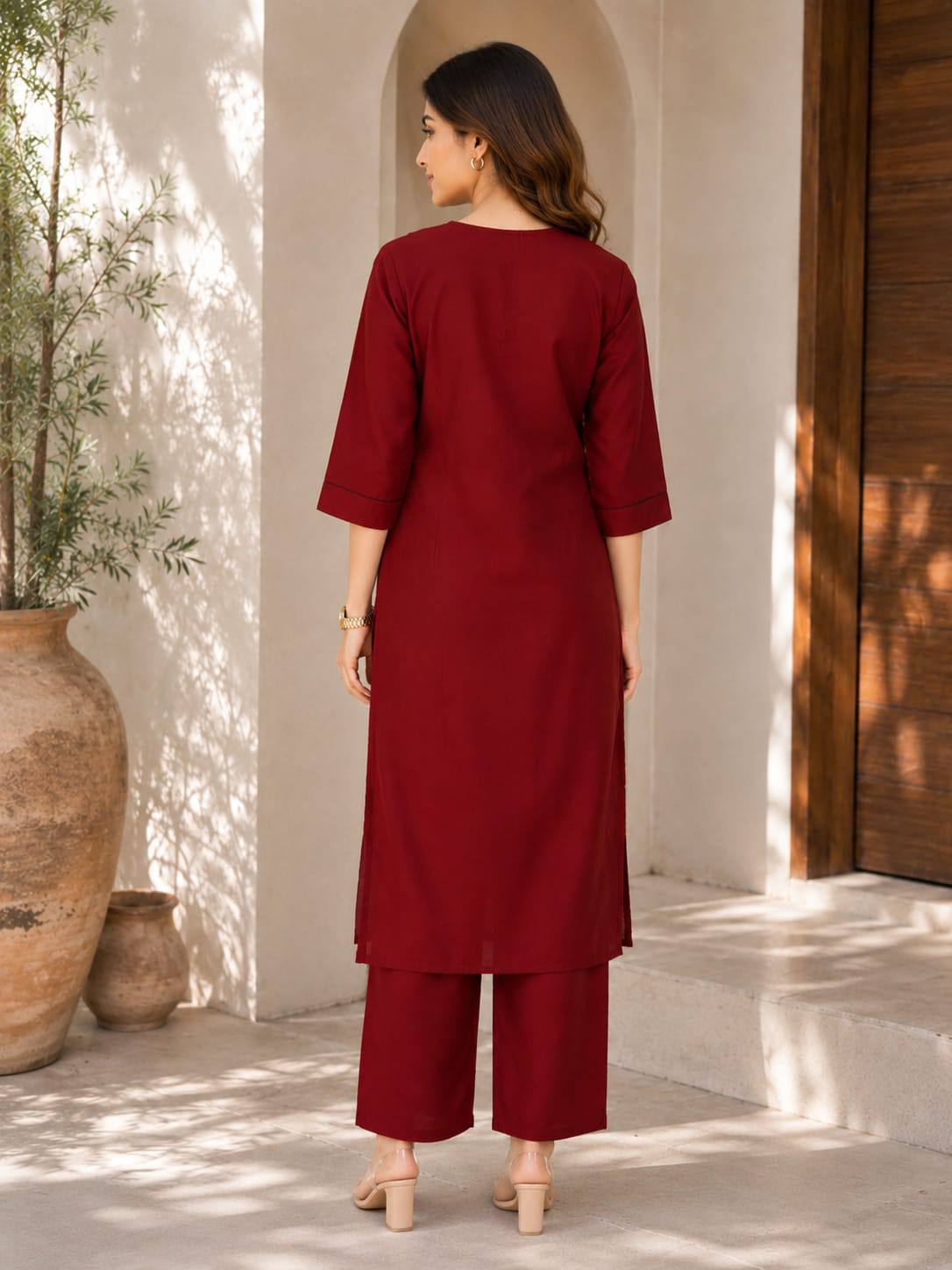 Premium Flex Cotton Kurti Set For Women - Image 13