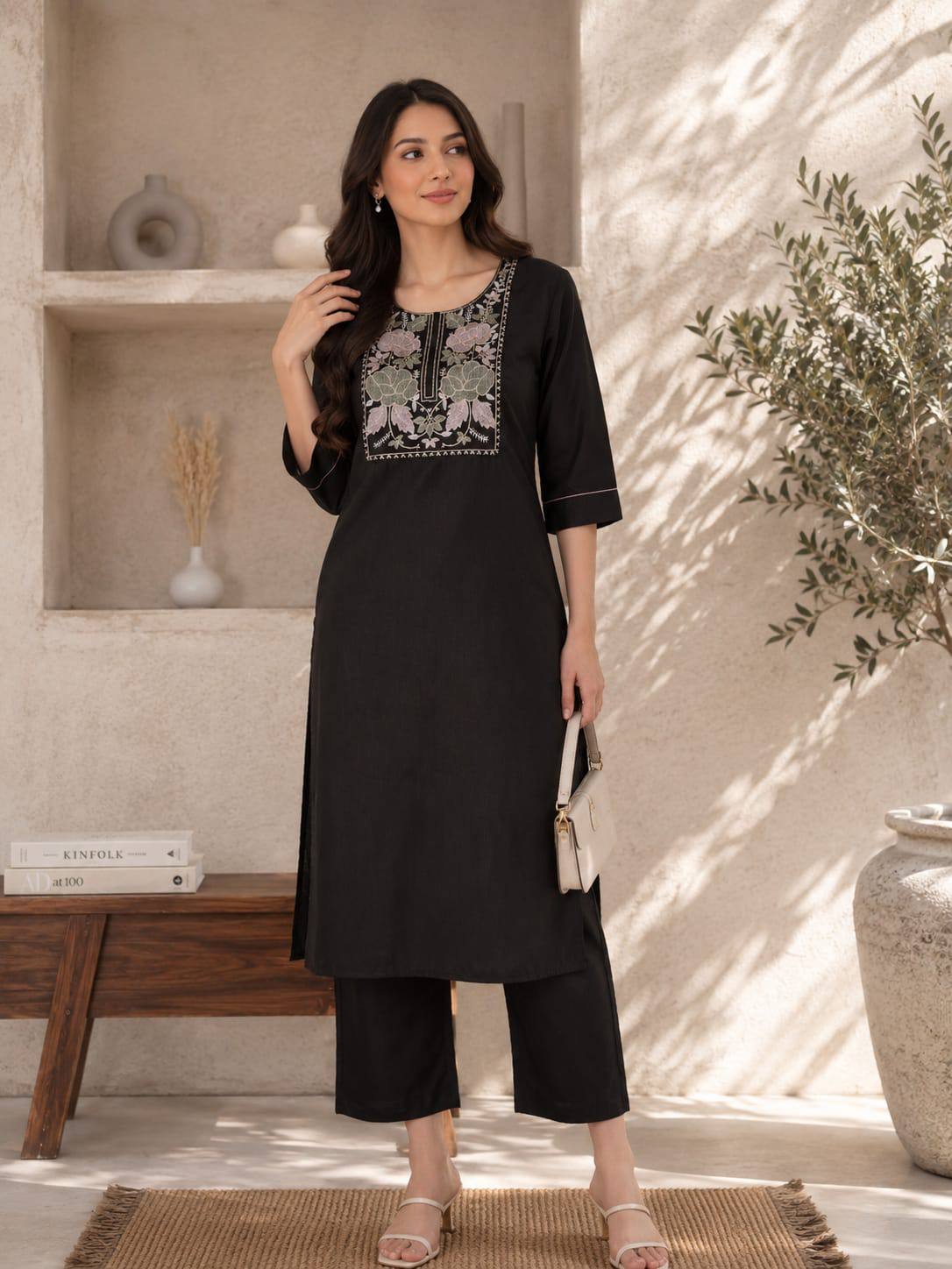 Premium Flex Cotton Kurti Set For Women - Image 5